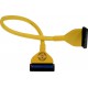 Revoltec RC017. Cable Floppy redondo, 48 cm, amarillo
